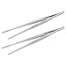 BESTONZON 2 Stücke Küchenpinzette Kochpinzette aus Rostfreiem Edelstahl, Pinzette Grillpinzette Grillzange zum Kochen, Backen,Grill Outdoor Party, 30cm