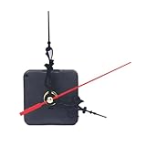 generico Movimento Orologio Quarzo Silenzioso, meccanismo lancetta Secondo Sweeper per Orologio da Parete & Artigianato Fai da Te, Motore Orologio sostitutivo