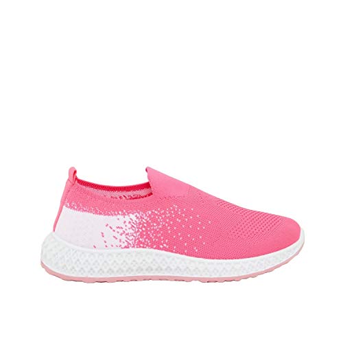 Image of shoexpress Womens Textured Walking Shoes with Slip-on Styling Walking Shoes