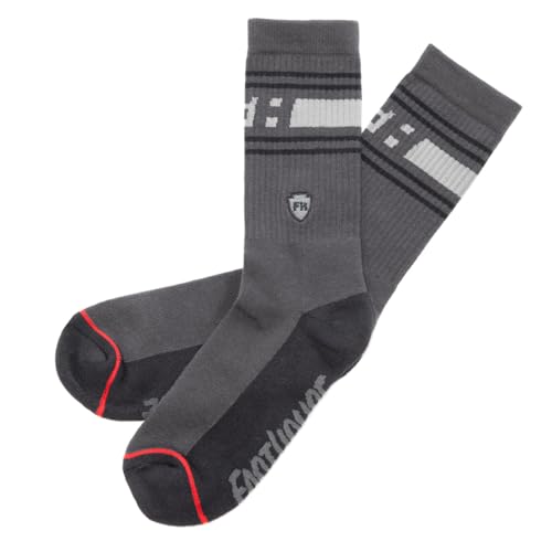 FASTHOUSE Dozer Crew Sock (Dark Gray, Large/X-Large)