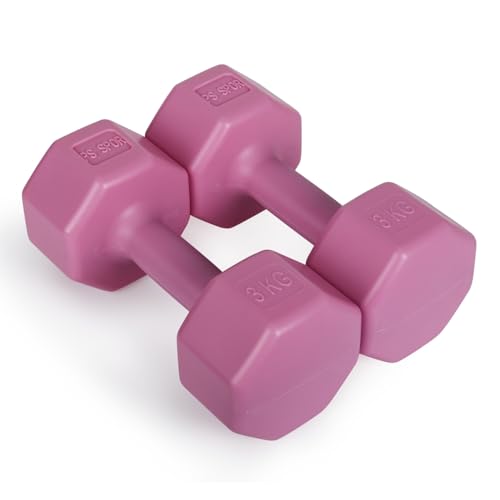 2 Adet 3 KG Gönderim Yapılmaktadır 2 Adet 3 KG Pembe Psspor Renk Dambıl Seti