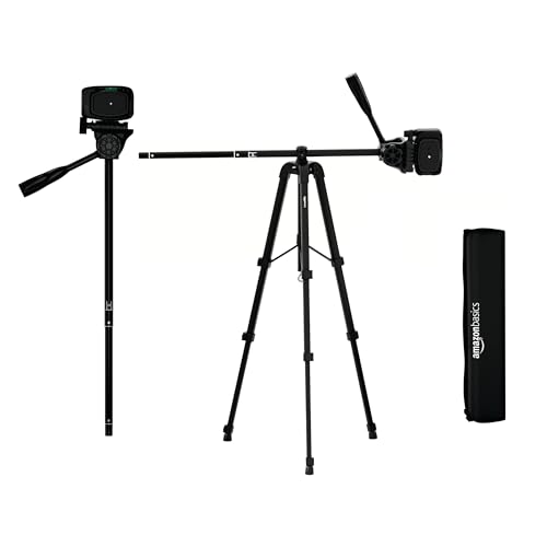 Amazon Basics 2-in-1 Lightweight Aluminium Tripod with Monopod | ...