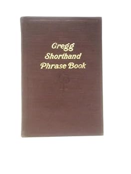 Hardcover Gregg Shorthand Phrase Book