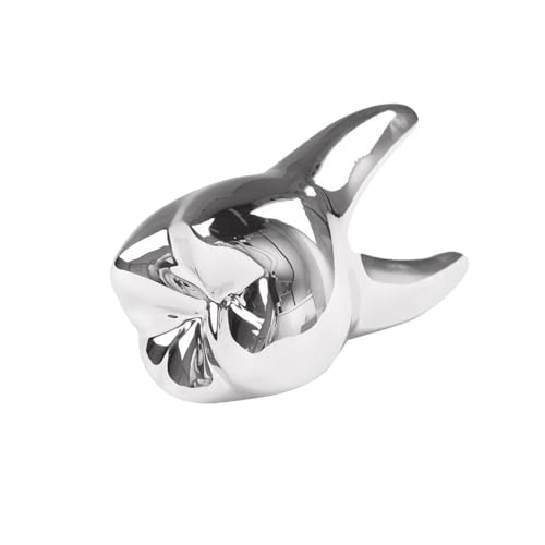 Dental Dekorationen für Büro Zahn Modell Geschenk für Display Dekoration Klinik Desktops Dental Student Geschenk,Silber