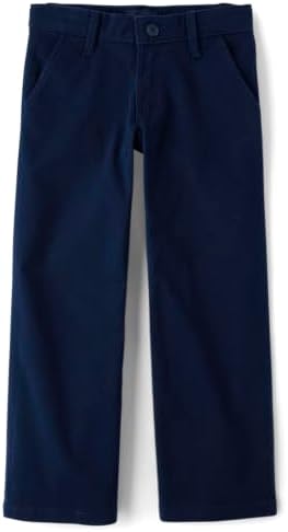 The Children's Place Girls' Uniform Wide Leg Chino Pants image 5