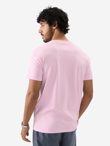 Image of The Souled Store Supima: Men and Boys Short Sleeves Round Neck Solid Premium Basic Casual Lightweight Easy to Style Everyday Streetwear Trendy Supima T-Shirt