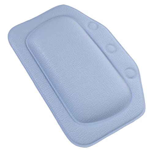 minkissy Blue Foam Bathtub Pillow for Bathtub Relaxation and Fatigue Relief, Soft Spa Cushion for Home and Hotel Bathroom Use