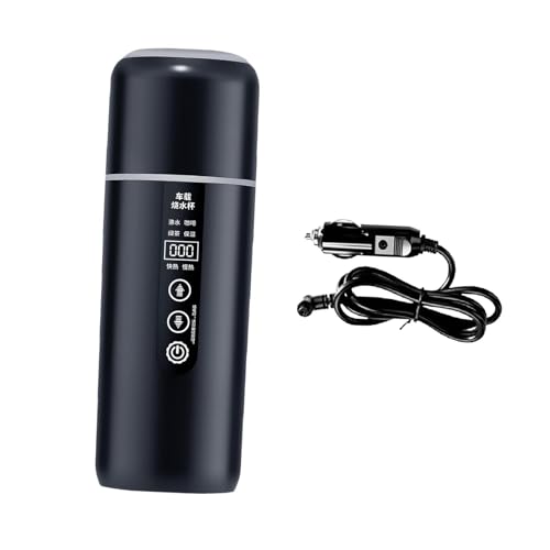 Tetera eléctrica para auto 12V/24V acero inox miniatura 7