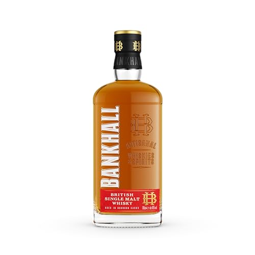 Bankhall Single Malt Whisky 70cl | 40% | Aged in Bourbon oak and new oak casks | Sweet vanilla with smooth oaky spice