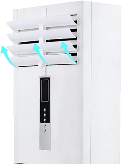 Hotte de climatisation verticale anti-soufflage direct adhésive pour climatiseur armoire