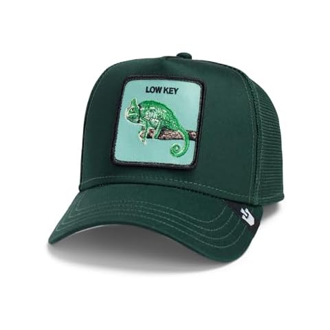 Goorin Bros. The Farm Unisex Original Adjustable Snapback Trucker Hat, Forest (The Low Key Chameleon), One Size Cover