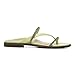 Vionic Women's Citrine Prism Slide Sandal- Supportive Strappy Sandals That Include Three-Zone Comfort with Orthotic Insole Arch Support, Medium Fit Flat Sandals Pale Lime 6.5 Medium US