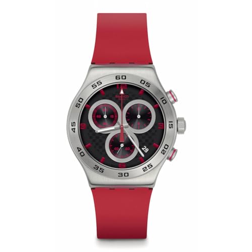 Image of Swatch Crimson Carbonic Red 2 Unisex Watch YVS524
