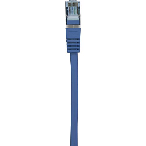 Basetech BT-2270670 RJ45 Network Cable, Patch Cable CAT 6a S/FTP 3.00 m Blue with Latch Protection, Flame Retardant Pack of 1 - Image 3