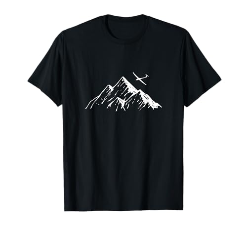 Sailplane Mountains Glider Pilot Gift T-Shirt