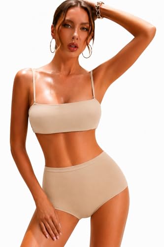Image of Womens High Coverage Super Soft Elastane Stretch Mid Waist Boy Shorts Panties