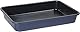 Blue Diamond Bakeware Rechteckige Kuchenbackform mit Antihaftbeschichtung, 33x23cm, Blau
