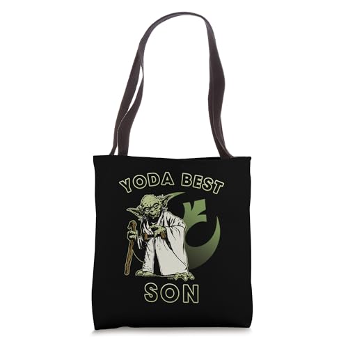 Tote bag Star Wars Yoda Best Son pour les courses et cours universitaires