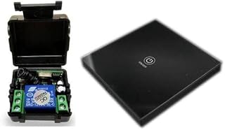 Universal DC12V 1CH RF Wireless Remote Control Switch System Transmitter Receiver 10A Relay Receiver Wall Touch Switch - (Color: 1 Receiver, Size: 433mhz)