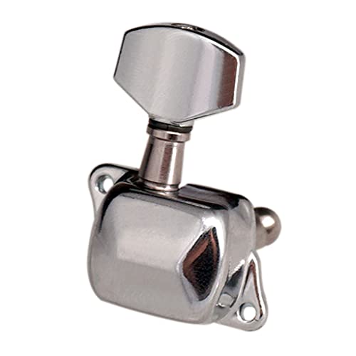 Gazechimp 6pcs Clés de Cheville Tête Tuning Mécaniques Rétro en Alliage de Zinc pour Guitare Electrique – Argent(6R) - Les Beatles, Paul McCartney, John Lennon, RIngo Starr, George Harrison Gazechimp 6pcs Clés de Cheville Tête Tuning Mécaniques Rétro en Alliage de Zinc pour Guitare Electrique - Argent(6R) – Image 3