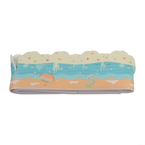 Zilimontt Cinta de sellado de bordes impermeable de PVC de 0.5 m de longitud para protección de baño y cocina para una fácil limpieza, corte personalizado (A)