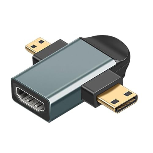 Adaptador HDTV, 4K 30Hz 2-en-1 Conexión Adaptador Compatible con Tableta, Conector Tipo C Conector...