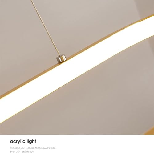 Lustre de salle à manger rectangulaire moderne pour repas conviviaux