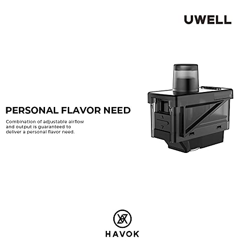 Uwell HAVOK V1 Pod Mod Vape E-Zigarette 1800mAh 2ml 65W Kein Nikotin (Silber) – Bild 7