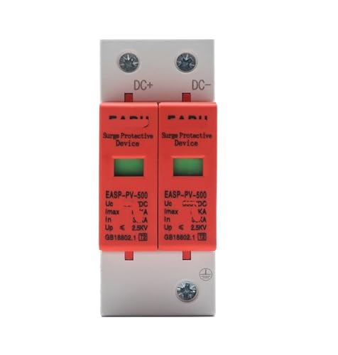 Protector contra sobretensiones 2P SPD para evitar averías por rayos en placas solares