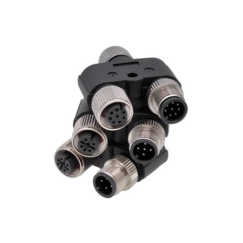 Conector M12 en Y evita paradas de producción duplicando líneas de sensores de 4 pines