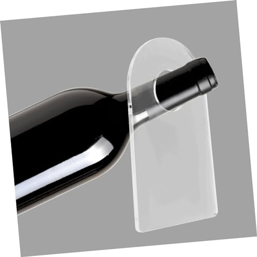 Soporte para botellas acrílico transparente 2 pcs miniatura 3