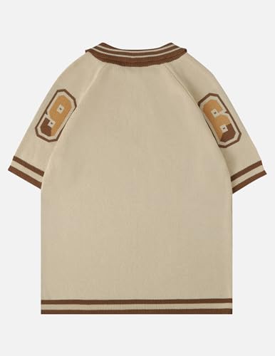 Aelfric Eden Knitted Polos Shirts Vintage Open Knit Polo Tee Casual Graphic T-Shirt 2025 Trendy Pullover Outfits2