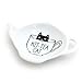 Kit Tea Cat teabag holder, teapot shaped tea bag dish - Lennymud by Lorrie Veasey