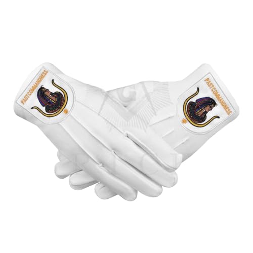 BRICKS MASONS Past Commandress DOI PHA Gloves - White Cotton (XX-Large)