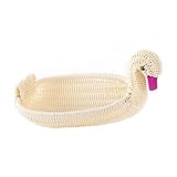 SHINEOFI Aufbewahrungskorb Cartoon Entwurf Badezimmer Aufbewahrungsbehälter Kunststoff Spielzeugkorb Obstkorb Groß Beige Niedlich Robust und Praktisch Zufällige Farbe Zufällige Farbe