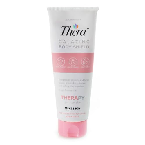 Thera Calazinc Body Shield Barrier Cream with Calamine and Zinc, 4 oz