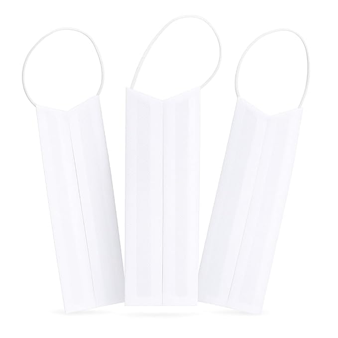 Advocate Elastic Neck Band for Lawyers | White Court Formal Wear (Pack of 3)
