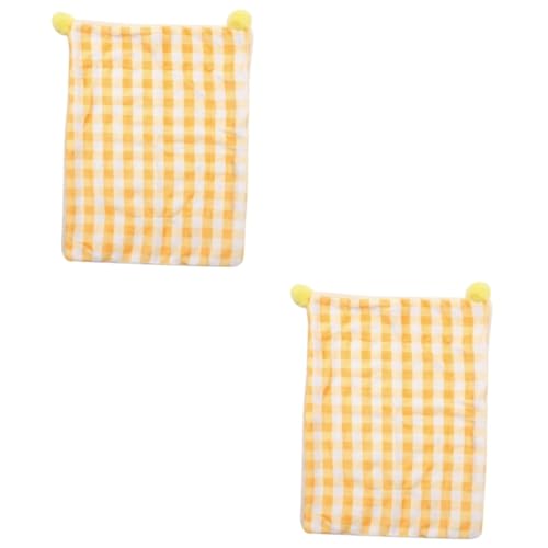 POPETPOP 2piezas Cama Acolchada para Mascotas Alfombra Suave y Cálida para Perros y Gatos para Invierno Accesorio Confortable para Sofás y Camas