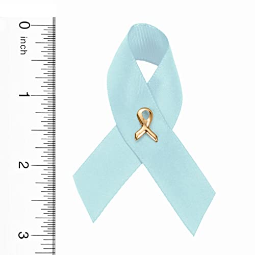 Image of 1 /2 /5 /10 /25 /50 /100pcs Satin Awareness Ribbon Pins (Pick your color), for Cancer & Disease Awareness, Bulk Quantities for Fundraising, Events, Gift Giving