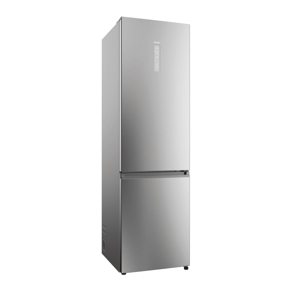 Haier HDPW7620AANPK - Frigorifero combinato, 409 Litri, No Frost, Inox, Classe energetica A