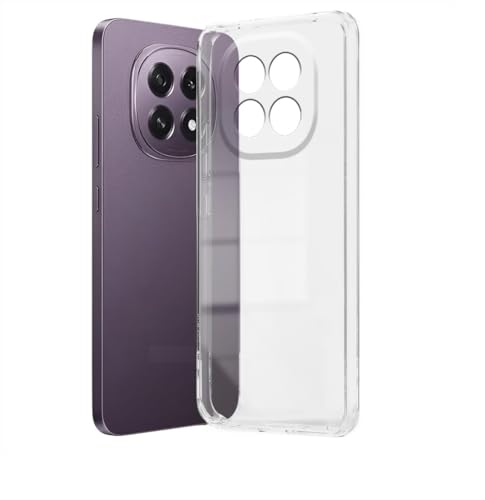Image of COVERBLACK Flexible Rubber Case Back Cover for Compatible Model with Oppo CPH2721 / Oppo F29 5G - Transparent