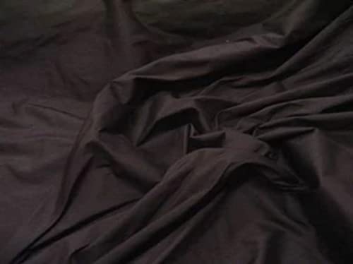 Soie Dupioni noire 112 cm au mètre pour couture de robe, veste et rideau