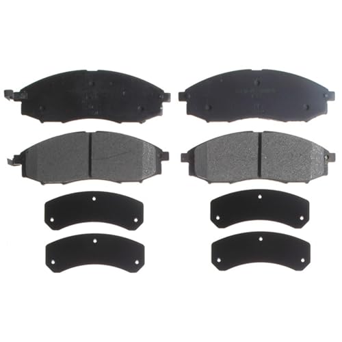 ACDelco Silver 14D830M (19286121) Semi-Metallic Front Disc Brake Pad Set with Wear Sensor