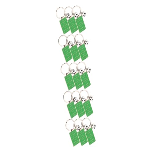 Porte-clés accessoires de football avec anneaux de sport et pendentif trophée de ligue