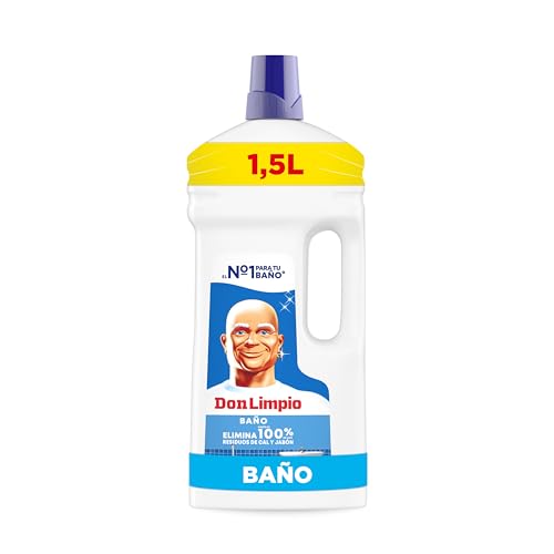 Don Limpio Baño Líquido Detergente 1.5 I. Elimina Las Marcas De Jabón Y El Doble De Cal Que La Fórmula Anterior