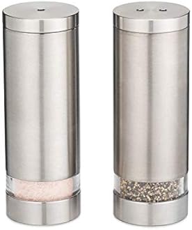 Grind Gourmet Savoy Stainless Steel Salt and Pepper Shaker