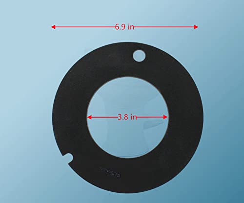 Image of 385311462 and 385316140 RV Toilet Rubber Seal Toilet Flush Ball Seal for Do-Metic Sealand M-ansfield VacuFlush RV Camper Toilet, Compatible with 510 /506+, 510+ /1006, 1008 /EcoVac, 511H(2 Pieces)