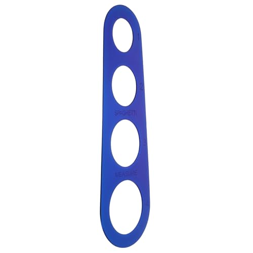 SHINEOFI Stainless Steel Spaghetti Measure Tool for Precise Pasta Portion Control Durable Kitchen Gadget for Home and Professional Chefs Stylish Blue Pasta Measuring Device