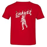 Mexico Futbol Mateo Chavez 20 Soccer Fans Toddler T-Shirt (Red, 3T)