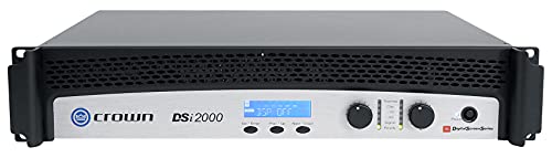 Crown Audio DSi-2000, 2-Channel 800 Watt per Channel Cinema Amplifier with On-Board DSP, USB HiQnet Connectivity